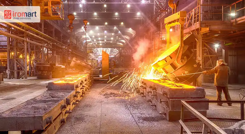 میزان تولید فولاد ایران